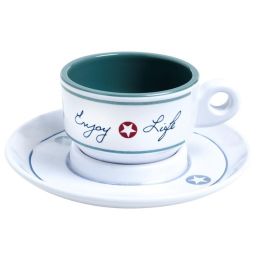 ENJOY LIFE кофейная чашка с блюдцем, набор 6 шт.