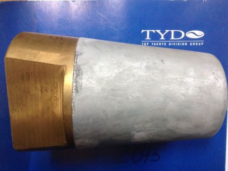 Анод с гайкой для вала 00417Е.