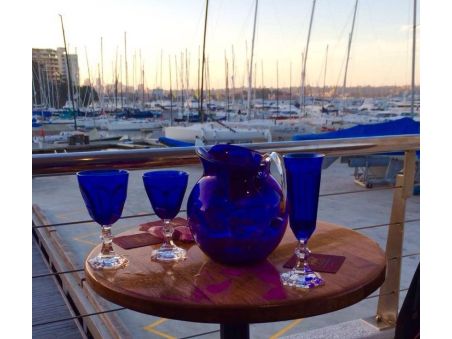 MARIO GIUSTI Бокал для вина Dolce Vita Vino, синий