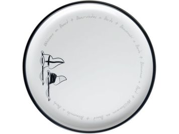 WELCOME ON BOARD тарілка обідня з нековзною основою, набір 6 шт.