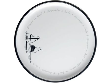 WELCOME ON BOARD тарілка обідня з нековзною основою, набір 6 шт.