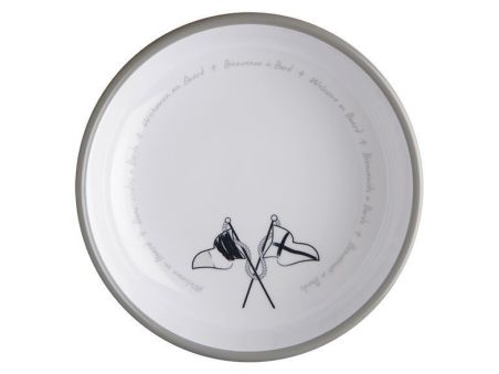 WELCOME ON BOARD тарелка суповая с нескользящим основанием, набор 6 шт.