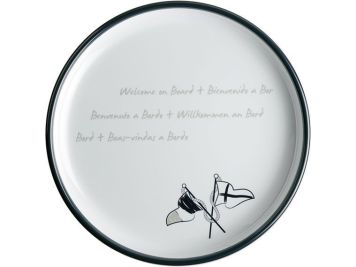 WELCOME ON BOARD тарілка десертна з нековзною основою, набір 6 шт.