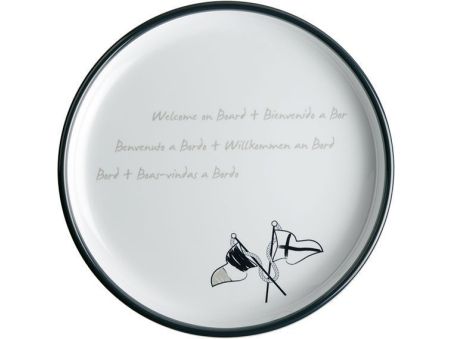 WELCOME ON BOARD тарелка десертная с нескользящей основой, набор 6 шт. WELCOME ON BOARD тарелка десертная с нескользящей основой, набор 6 шт.