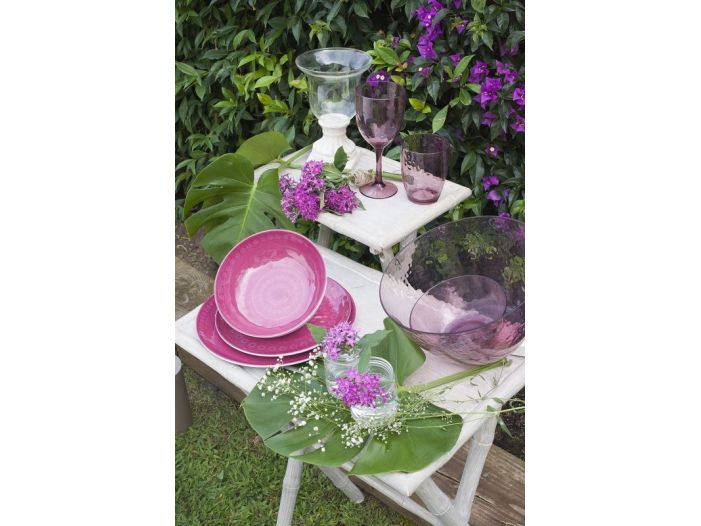 ROSETTE тарілка обідня, пурпурна набір 6 шт.
