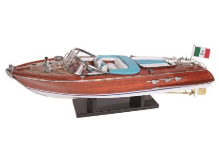 BATELA Модель яхти Riva Aquarama brown & white, 40 см.