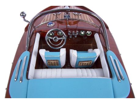 BATELA Модель яхти Riva Aquarama brown & white, 40 см.