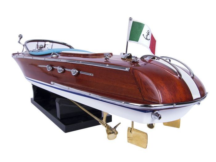 BATELA Модель яхти Riva Aquarama brown & white, 40 см.