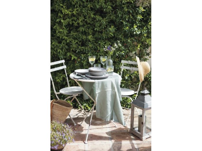 LOVE тарелка десертная с рисунком, цвета слоновой кости набор 6 шт.