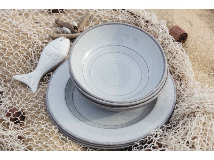 BALI тарілка десертні кольори слонової кістки набір 6 шт.