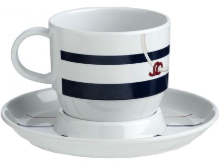 CANNES чайна чашка з блюдцем, набір 5 шт.