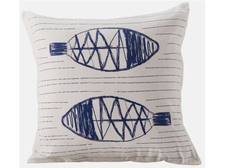 BATELA Декоративная подушка Fish 50 x 50 см