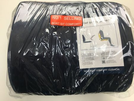 Сидение эргономическое для кокпита COMFORT со спинкой (тёмно-синеe)