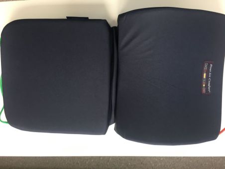 Сидение эргономическое для кокпита COMFORT со спинкой (тёмно-синеe)