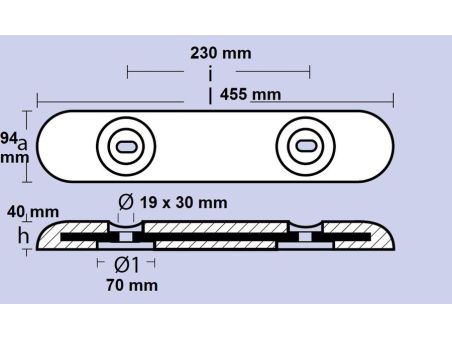 Анод транца или корпуса 00272E