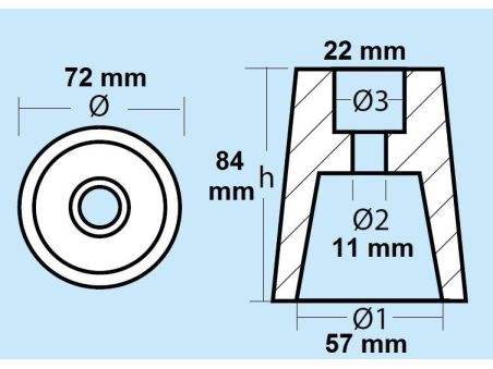 Анод винта 00405E