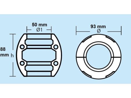 Анод вала 00513