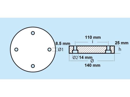 Анод винта 19003