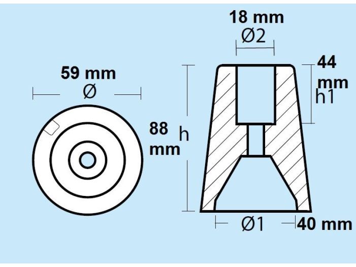 Анод винта (FERRETTI) 00478