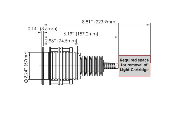 Подводный свет ALLURE 250XFM GEN2 MK2-голубой-110-240V AC