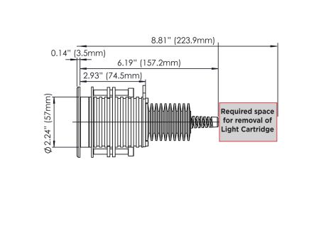 Подводный свет ALLURE 250XFM GEN2 MK2-голубой-110-240V AC