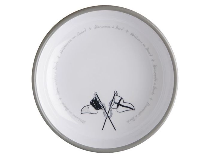 WELCOME набор посуды с нескользящей основой на 6 персон, 24 предмета