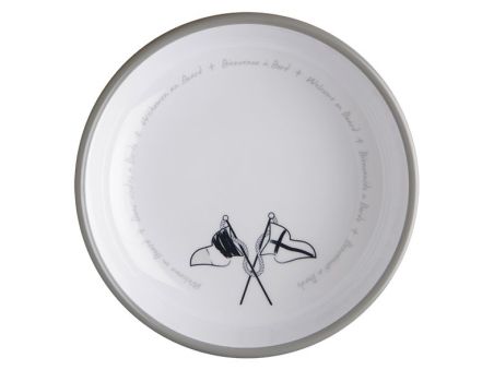 WELCOME набор посуды с нескользящей основой на 6 персон, 24 предмета WELCOME набор посуды с нескользящей основой на 6 персон, 24 предмета