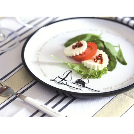 WELCOME набор посуды с нескользящей основой на 6 персон, 24 предмета WELCOME набор посуды с нескользящей основой на 6 персон, 24 предмета