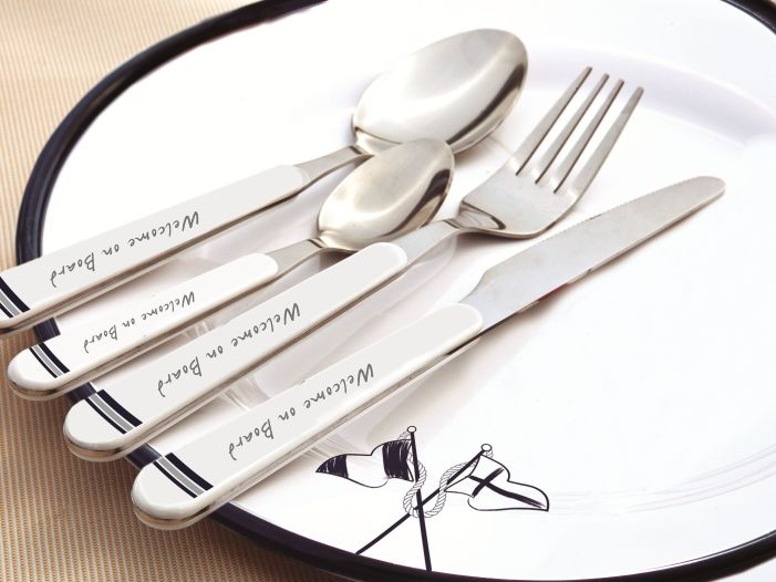 WELCOME ON BOARD тарілка обідня з нековзною основою, набір 6 шт.