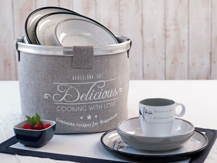 WELCOME ON BOARD кружка с нескользящей основой, набор 6 шт.