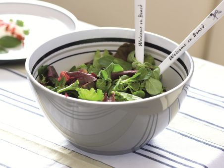 WELCOME ON BOARD салатница + приборы