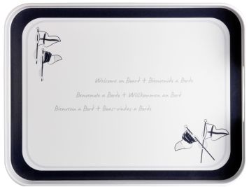 WELCOME ON BOARD прямокутний піднос 40 х 30 см.