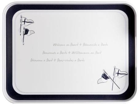WELCOME ON BOARD прямоугольный поднос