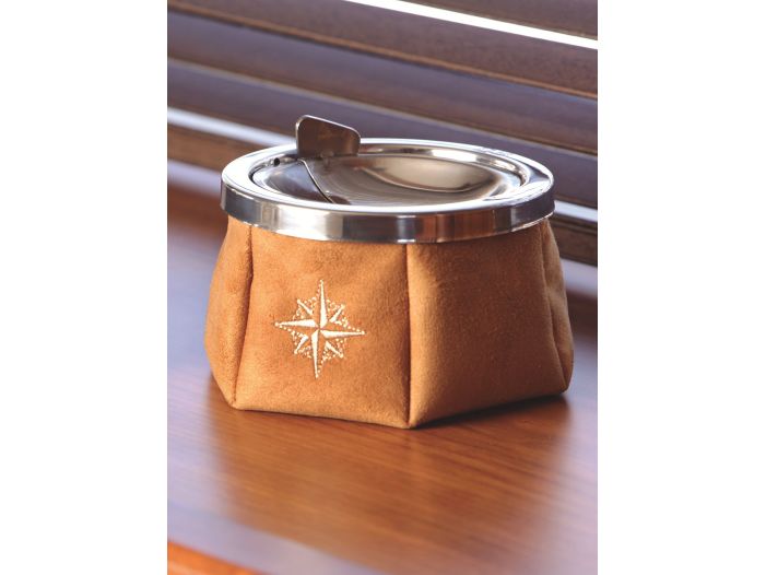 WINDPROOF Cloth пепельница коричневая, замша