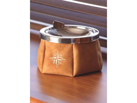 WINDPROOF Cloth пепельница коричневая, замша
