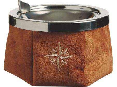 WINDPROOF Cloth пепельница коричневая, замша