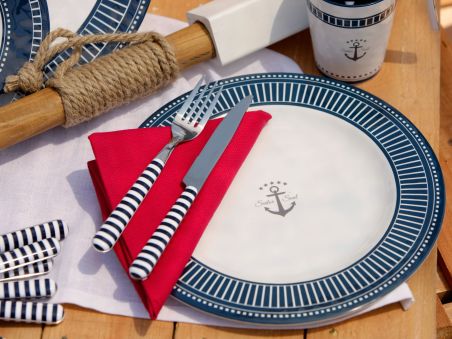 SAILOR SOUL Набір яхтового посуду на 6 персон ⚓, 24 предмета