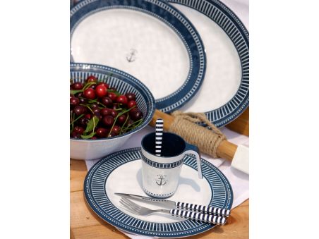 SAILOR SOUL Набір яхтового посуду на 6 персон ⚓, 24 предмета