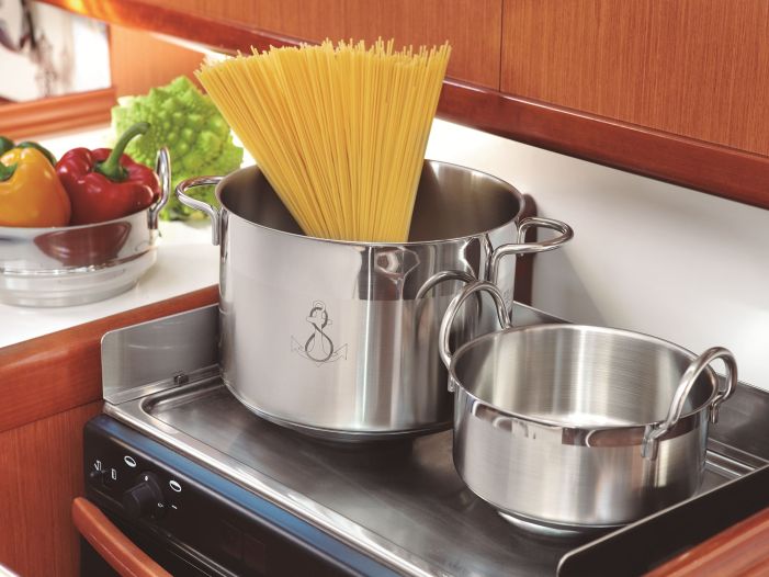 KITCHEN Набор кастрюль 6 предметов, нержавеющая сталь.