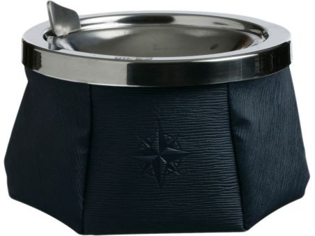 WINDPROOF Wind Rose пепельница темно-синяя с розой ветров.