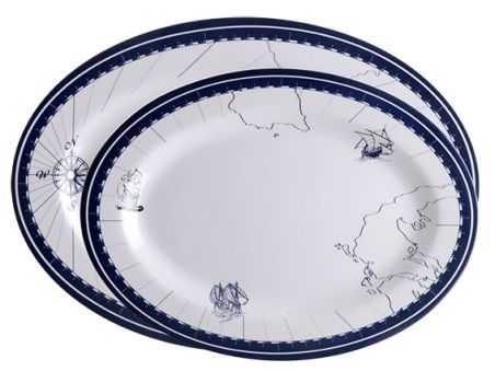 COLUMBUS сервірувальні тарілки, набір 2 шт