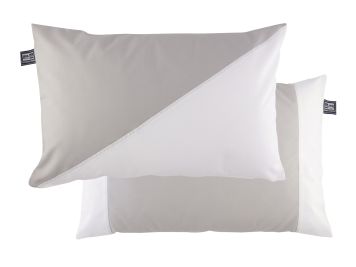 WATERPROOF Водовідштовхувальні подушки (2 шт.) 60х40 см., сірі з білим