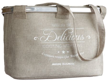 BORA BORA Корзина для посуды (прямоугольная), бежевая