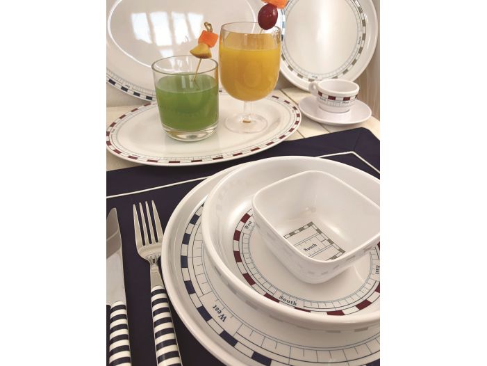 MISTRAL тарелка обеденная с нескользящей основой, набор 6 шт.