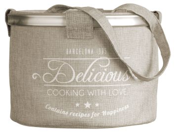 BORA BORA Кошик для посуду (круглий), бежевий