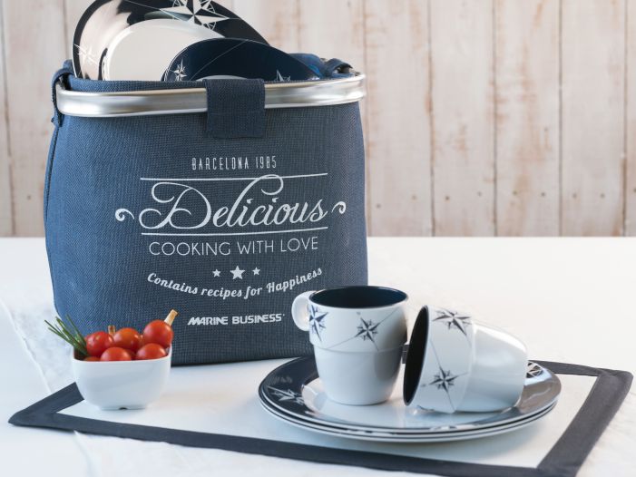 NORTHWIND набір посуду з нековзною основою на 6 персон ✵, 24 предмета