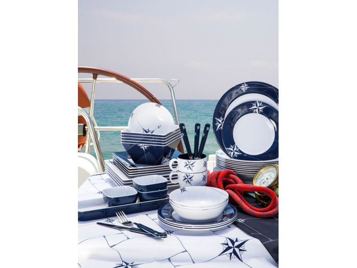 NORTHWIND набір посуду з нековзною основою на 6 персон ✵, 24 предмета