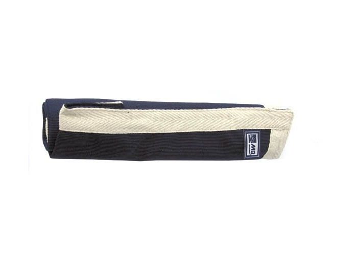 WATERPROOF Килимки під тарілки водовідштовхувальні,  сині з бежевим бортом