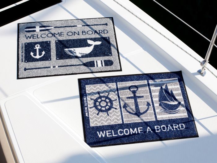 WELCOME Коврик входной "WELCOME ON BOARD", 70 x 50 см.