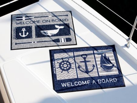 WELCOME Коврик входной "WELCOME ON BOARD", 70 x 50 см.